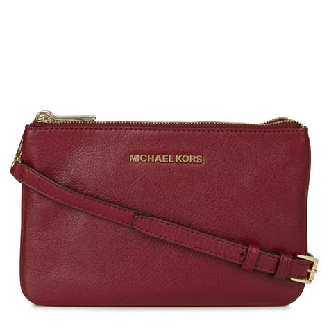 michael kors messenger crossbody bag|michael kors burgundy crossbody bag.